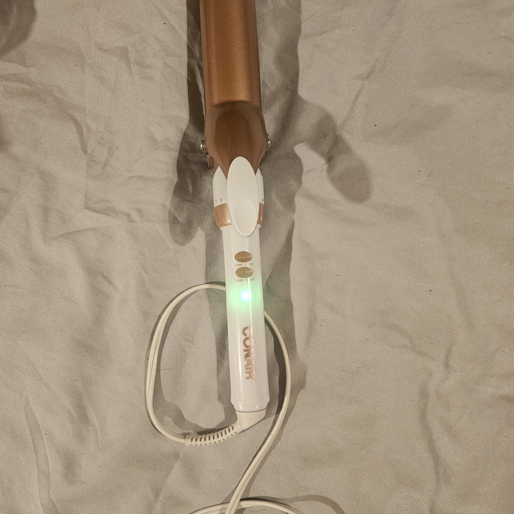 Conair Curling Iron in White and Gold